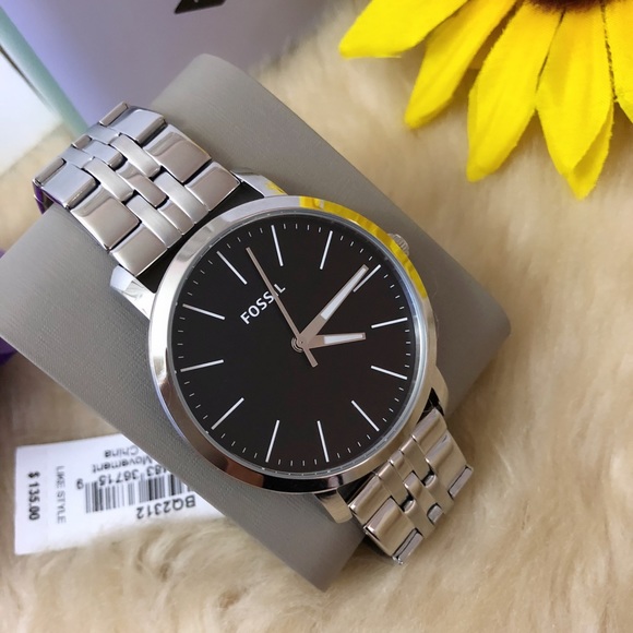 ⌚️ NWT FOSSIL LUTHER THREE-HAND MEN'S WATCH - Picture 5 of 7